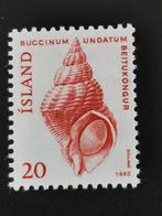 Ijsland 1982 - schelpen - onderwaterfauna - kieuwslak **, Postzegels en Munten, IJsland, Ophalen of Verzenden, Postfris