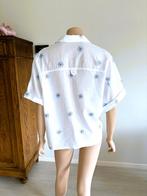 So Sweet Oversized Blouse Vlindermouw  Bloemenborduursel, Vêtements | Femmes, Blouses & Tuniques, Taille 42/44 (L), Enlèvement ou Envoi