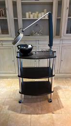 Roltafel- trolley met loupelamp, Zakelijke goederen, Ophalen, Gebruikt