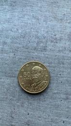 Munt griekland, Postzegels en Munten, Munten | Europa | Euromunten, Griekenland, 50 cent, Losse munt, Goud