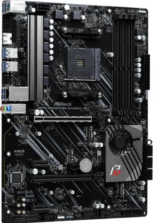 ASRock X570 Phantom Gaming 4S, Computers en Software, Moederborden, Zo goed als nieuw, Intel, DDR4, Ophalen of Verzenden