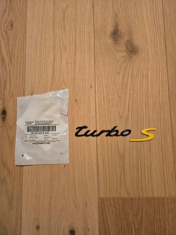 porsche turbo s logo origineel  beschikbaar voor biedingen