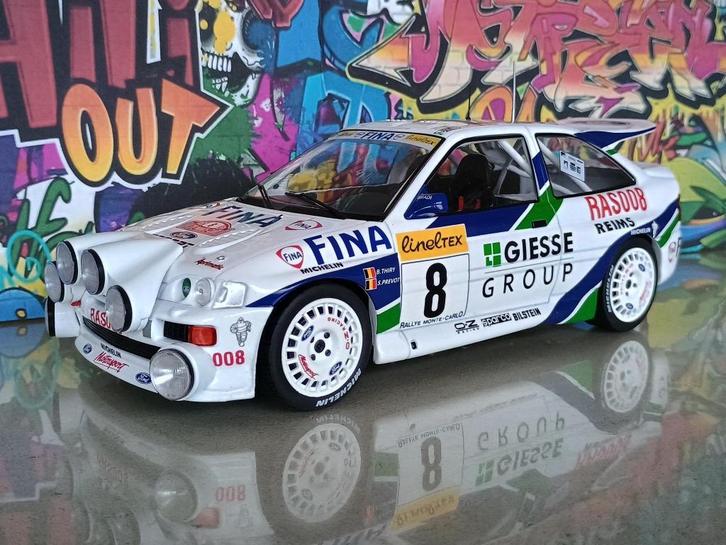 Ford Escort RS Cosworth Rally Monte Carlo IXO 1/18 --NIEUW--, Hobby en Vrije tijd, Modelauto's | 1:18, Nieuw, Auto, Overige merken