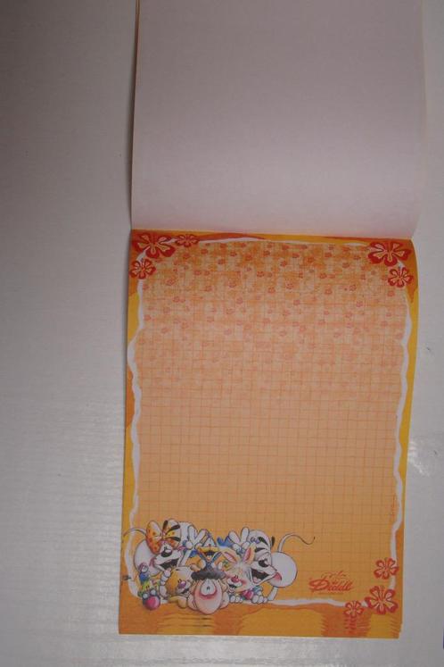 Diddl Magic 3D-block , A5 oranje , 38 blaadjes papier, Verzamelen, Diddl, Zo goed als nieuw, Papier, Kaart of Schrift, Verschillende figuren