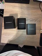 Horloge Armani, Ophalen of Verzenden, Gebruikt, Polshorloge, Leer
