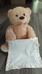 interactieve pluche kiekeboe beer, Kinderen en Baby's, Speelgoed | Knuffels en Pluche, Ophalen, Gebruikt, Beer