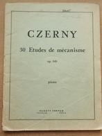 Czerny - 30 études de mecanisme (Op.849), Classique, Utilisé, Piano, Leçon ou Cours