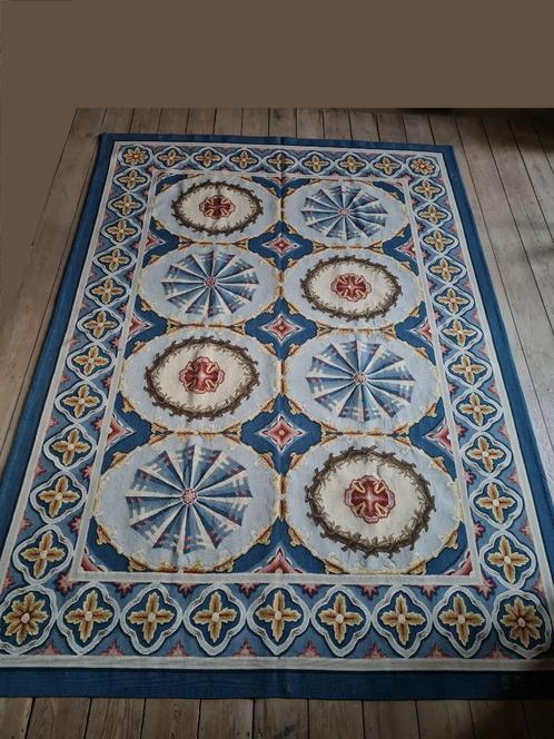 Authentiek Aubusson handgeknoopt tapijt R. Adam style, Huis en Inrichting, Stoffering | Tapijten en Vloerkleden, Nieuw, 150 tot 200 cm