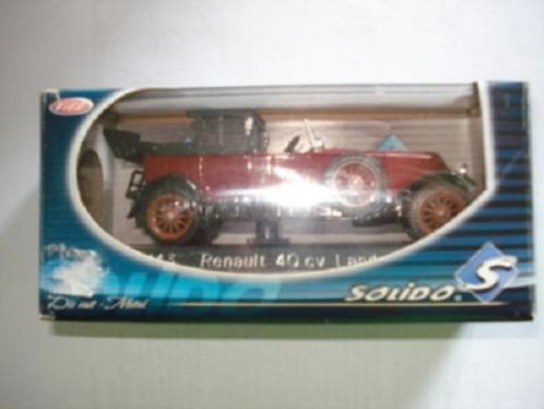 Renault 40 CV Landaulet Solido 1/43 1:43, Hobby en Vrije tijd, Modelauto's | 1:43, Zo goed als nieuw, Auto, Solido, Verzenden