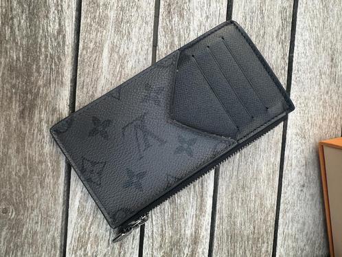 Louis vuitton coin card holder, Handtassen en Accessoires, Portemonnees, Gebruikt, Overige merken, Zwart, Leder, Ophalen