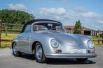 Porsche 356 A T2 1600 Cabrio/oldtimer/Cuir/Classic !, Autos, Porsche, Cuir, Argent ou Gris, Cabriolet, Boîte manuelle