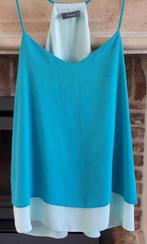 Blouse/Top Yessica/C&A Bleu turquoise - Taille 40/42 - 0,50€, Yessica, Taille 38/40 (M), Bleu, Sans manches