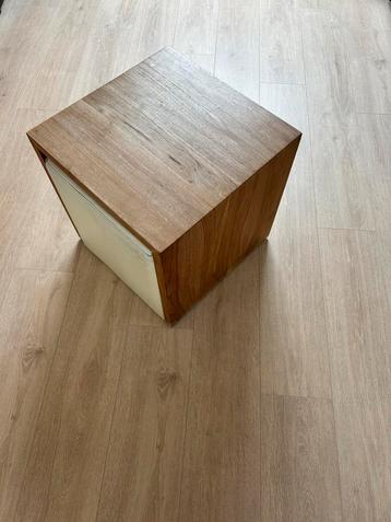 salontafel met poef, Ophalen, Minder dan 50 cm, Gebruikt, 50 tot 75 cm