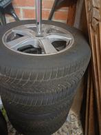 4 Aluvelgen met winterbanden., Auto-onderdelen, Banden en Velgen, Ophalen, Overige, Banden en Velgen, 17 inch