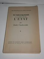 1949 Emile Vandervelde SOCIALISME TEGEN DE STAAT, EMILE VANDERVELDE, Ophalen of Verzenden, 20e eeuw of later, Gelezen