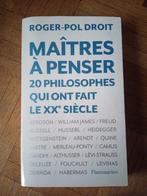 Livre maître à penser Roger pol droit 20 philosophes, Ophalen of Verzenden