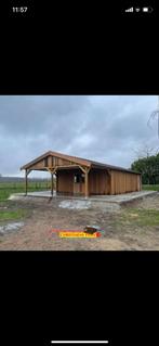 Nieuw kwalitatief tuinhuis met overkapping (6x3m), Ophalen, Tuinhuis, Met overkapping