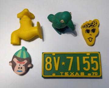 Vintage gummetjes uit de jaren 80 beschikbaar voor biedingen