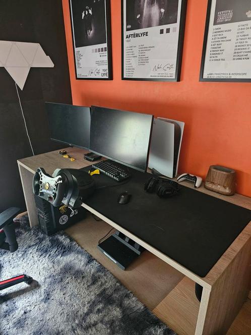 Bureau met ladeblok, Huis en Inrichting, Bureaus, Gebruikt, Bureau, Ophalen