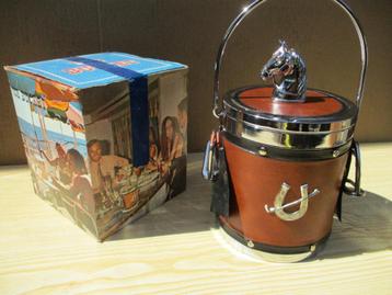 vintage ice bucket paard , ijsblokjes, Enlèvement ou Envoi