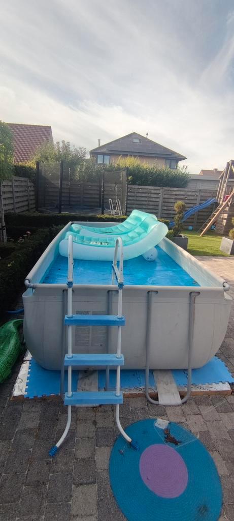 Zwembad Bestway 4x2 met prof. warmtepomp zandfilter enz., Tuin en Terras, Zwembaden, Ophalen