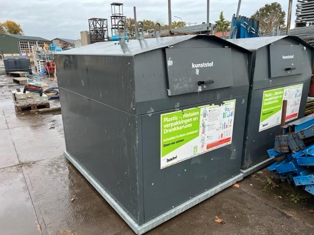 2098. PMD container / kliko / Bauer / behuizing, Huis en Inrichting, Woonaccessoires | Prullenbakken, Gebruikt, Ophalen