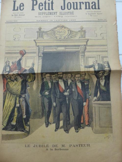 8 x geïllustreerde bijlage bij het Petit Journal 1892-3, Verzamelen, Tijdschriften, Kranten en Knipsels, Krant, Voor 1920, Ophalen of Verzenden
