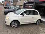 Fiat 500 1.2 Essence White Pearl leer tweekleurig 88mm, Euro 5, Lederen bekleding, Wit, Leder