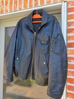 Vintage lederen "piloten"vest, Kleding | Heren, Kostuums en vesten, Ophalen, Gedragen, Maat 48/50 (M), Blauw