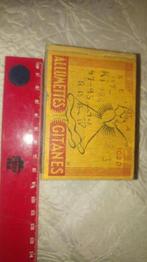 Allumettes luciferdoosje Gitanes france ww2 1945-50, Verzamelen, Ophalen of Verzenden, Gebruikt, Overige typen