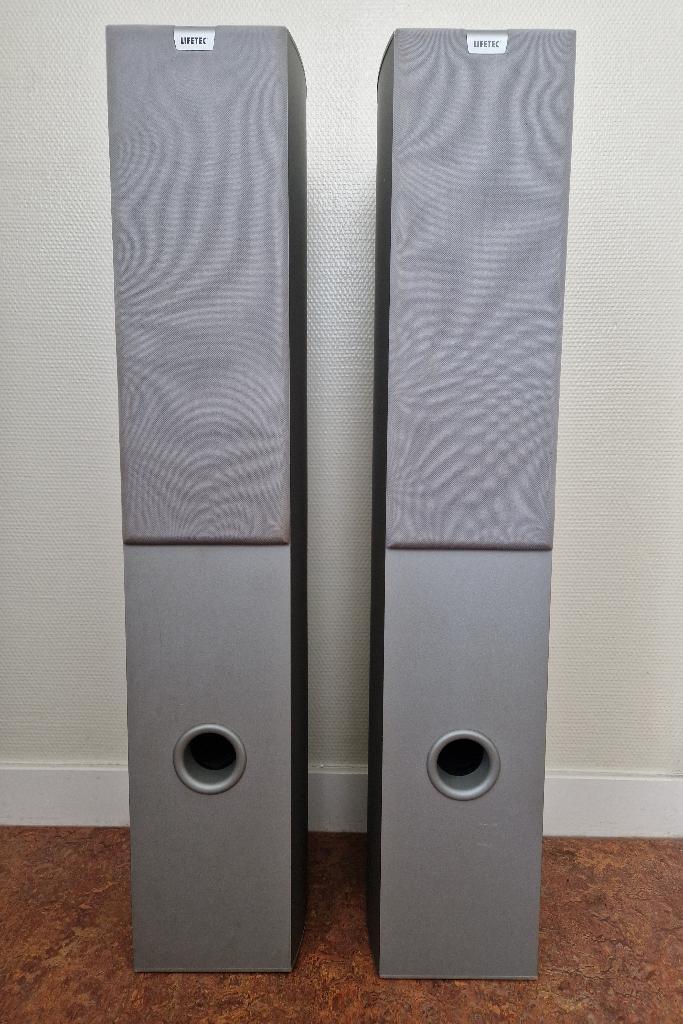 Lifetec luidsprekerboxen 2 x 120 Watt, Audio, Tv en Foto, Luidsprekerboxen, Gebruikt, Front, Rear of Stereo speakers, 120 watt of meer