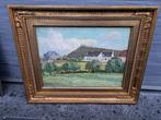 huile sur toile village signe fernand rousseaux, Ophalen of Verzenden