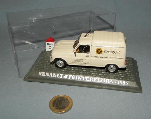 UH 1/43 : Renault R4 F6 "Interflora" anno 1986, Hobby & Loisirs créatifs, Voitures miniatures | 1:43, Neuf, Voiture, Universal Hobbies