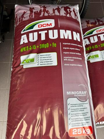 DCM Autumn 25 kg najaars bemesting tuin/ gazon beschikbaar voor biedingen
