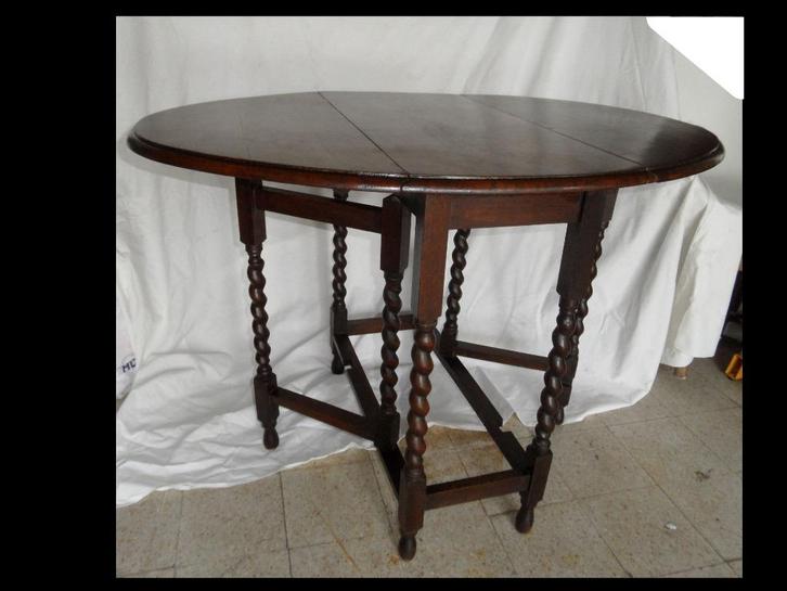 Antieke ovale hangoortafel, Antiek en Kunst, Antiek | Meubels | Tafels, Ophalen