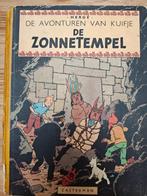 Kuifje - De Zonnetempel - eerste druk, Gelezen, Eén stripboek, Ophalen of Verzenden, Herge