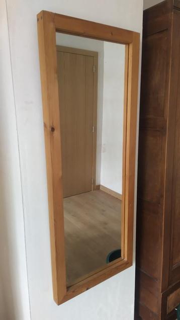 Spiegel, Huis en Inrichting, Woonaccessoires | Spiegels, Ophalen, Gebruikt, 100 tot 150 cm, Rechthoekig