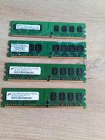 Pak van 4 x 2 GB DDR2 RAM, Computers en Software, RAM geheugen, Gebruikt, Ophalen of Verzenden, DDR2, Desktop