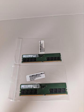 32 Go de mémoire DDR5 Samsung. Nouveau, Informatique & Logiciels, Mémoire RAM, Neuf, 32 GB, Enlèvement ou Envoi, Desktop