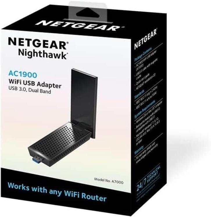 Adaptateur USB WiFi Netgear Nighthawk AC1900 comme neuf, Informatique & Logiciels, Amplificateurs wifi, Comme neuf, Enlèvement ou Envoi