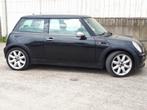 Mini one 1.6 benzine Bj 2004 185000km, Auto's, Alarm, 1589 cc, Zwart, Bedrijf