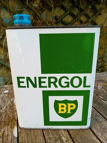 Bidon d'huile BP Energol, neuf, non ouvert