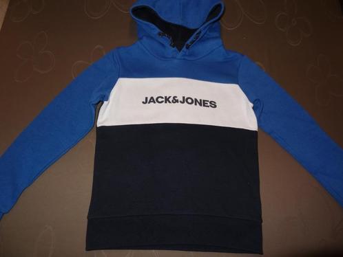 Stoere hoodie met kap (Jack & Jones) (maat : 10 j / 140), Kinderen en Baby's, Kinderkleding | Maat 140, Gebruikt, Jongen, Trui of Vest
