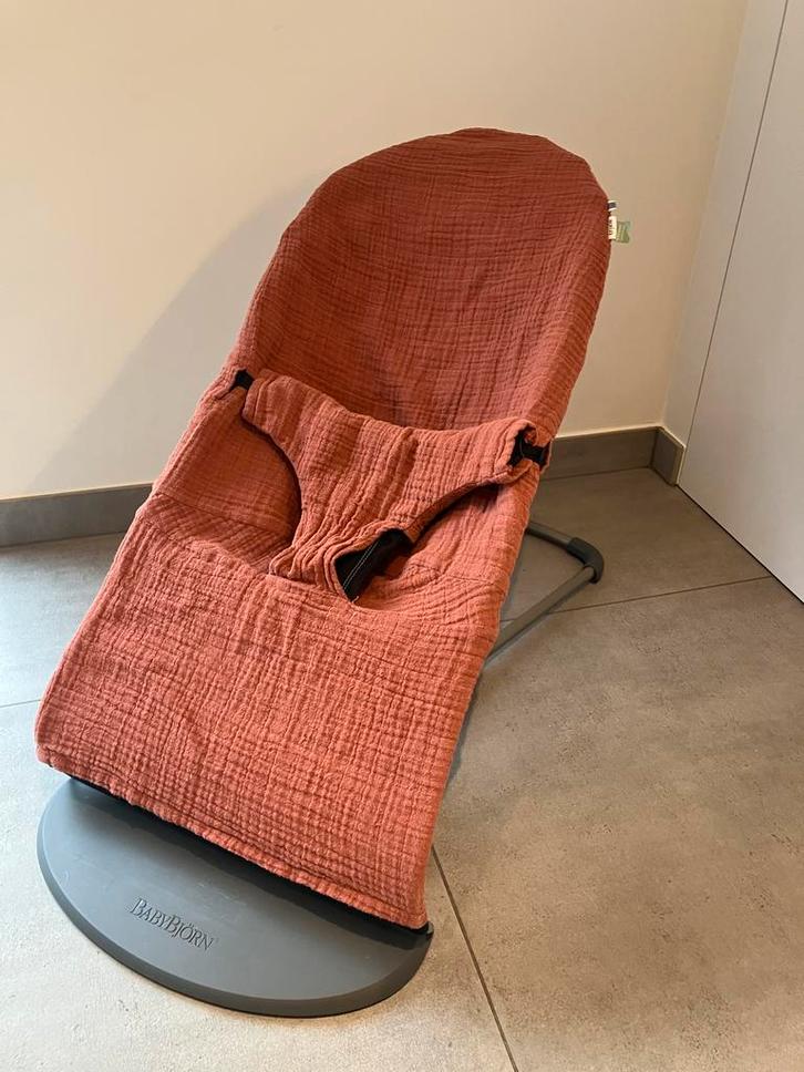 Babyjorn wipper met hoes Trixie, Kinderen en Baby's, Wipstoeltjes, Gebruikt, Wipstoel, Met gordel(s) of riempje(s), Verstelbaar