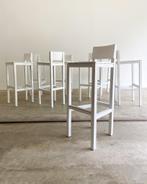 Moooi AVL Shaker Barkrukken door Joep van Lieshout nog 10, Ophalen, Met voetsteun, 60 tot 90 cm, Hout