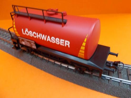 Marklin Tankwagen Brandweertrein 112 - H0 - 1:87, Hobby en Vrije tijd, Modeltreinen | H0, Zo goed als nieuw, Wagon, Wisselstroom