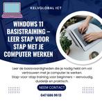 Windows 11 Basiscursus- Leer stap voor stap werken met je pc, Boeken, Studieboeken en Cursussen, Ophalen of Verzenden, Zo goed als nieuw