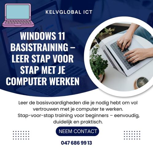 Windows 11 Basiscursus- Leer stap voor stap werken met je pc, Boeken, Studieboeken en Cursussen, Zo goed als nieuw, Overige niveaus
