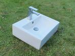 Modern klassiek lavabo porcelein, Ophalen, Zo goed als nieuw, Kraan