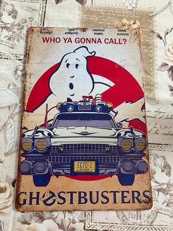 Nieuw metalen wandbord ' Ghostbusters '  beschikbaar voor biedingen